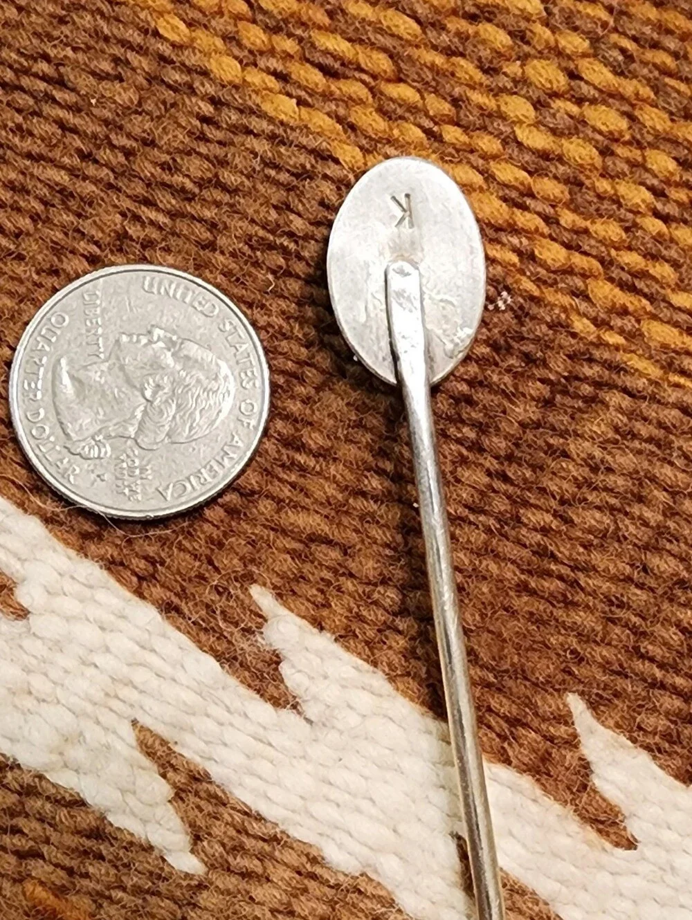 White Buffalo Artisan Made Hair Pins (2)